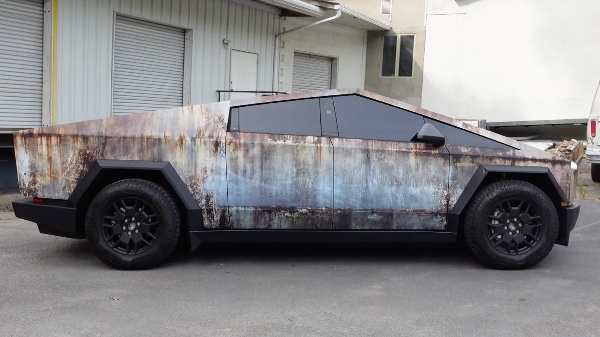 This Tesla Cybertruck Looks Like It Spent The Last 5 Years At The ...